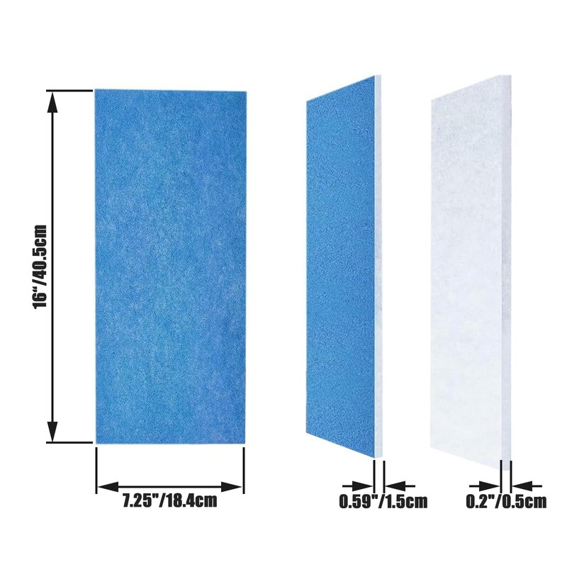 KOUTIANWU 8PCS Air Filter Set Compatible with Airbrush Spray Booth