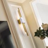 Brikey LED Wall Light Sconce Marble & Acrylic & Gold