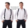 LazarsSpace Hook On Suspenders for Men X Back with 2