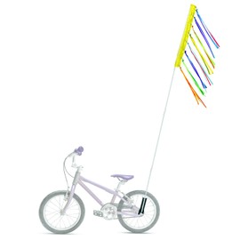 6 ft Bike Flag with Pole for Safety Yellow Bicycle Safety Flag for Trike Mobility Scooter Kayak Waterproof Reflective
