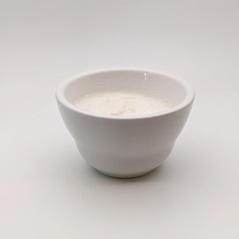 JL James' Premium Shave Soap in Ceramic Bowl Scent: Cedar Sage & Pepper