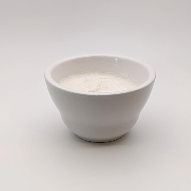 JL James' Premium Shave Soap in Ceramic Bowl Scent: Cedar