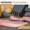 Westmark Steakmaster Black Edition - Double Sided Meat Tenderizer &