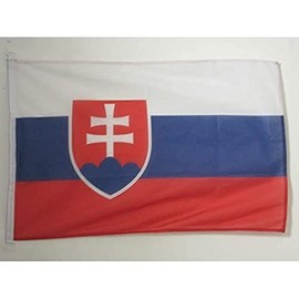 Slovakia NAUTICAL Flag 18'' x 12'' - Slovak flags 30 x 45 cm - Banner 12x18 in for boat - AZ FLAG