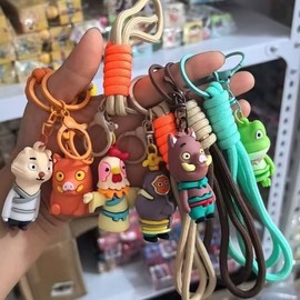 Couple Doll Keychain Bag Keychain Blanc Blanc Mountain Little Monster [Rooster Design] 10ea