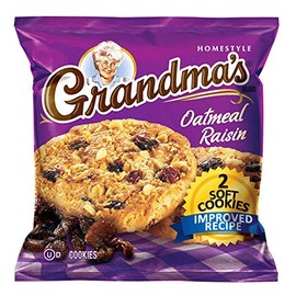 Grandma's Oatmeal Raisin Cookie - 2 Cookies/Pack (33 Total Packs / 66 Cookies)