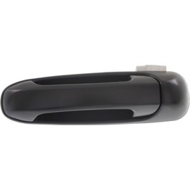 Exterior Door Handle compatible with DODGE FULL SIZE Pickup 02-09 / Dodge Dakota 05-11 Rear LH Outside Smooth Black