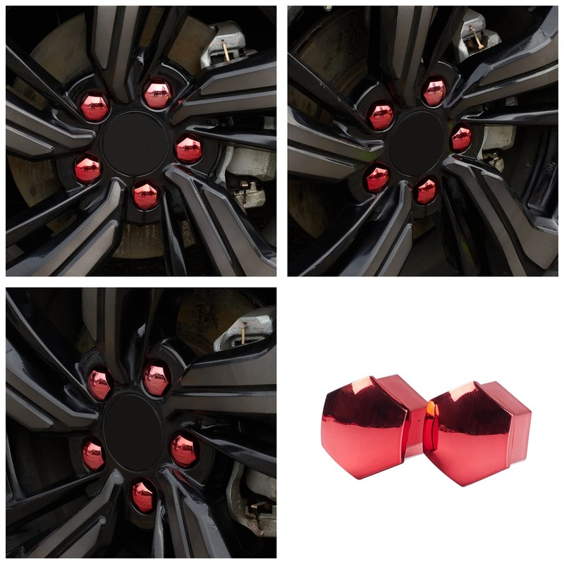 AuMoHall 19mm Car Wheel Hub Lugs Nuts Bolts Cover Protective