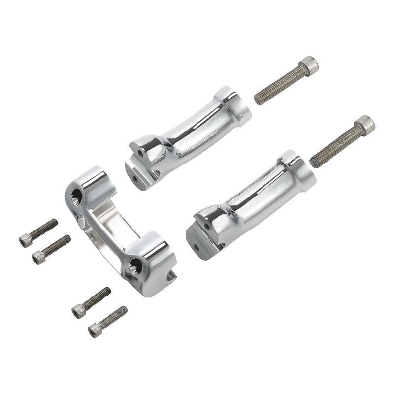 TCMT 4" Handlebar Riser 1" Bar Fit For Harley Softail