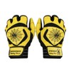 Spidergrip Nonslip Batting Gloves (Yellow Black, M)
