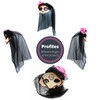 Catrina with Veil, Antifaz de Catrina con Velo, Ideal para