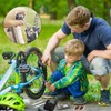 Eowppue Bike Repair Tool Set, 16-in-1 Multi-Function Mechanic Kit with