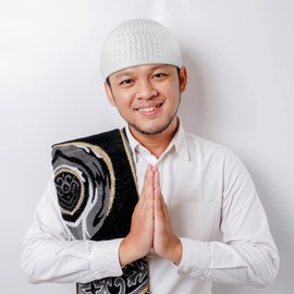 Funtery 9 Pieces Winter Knit Kufi Hats Skull Caps for Men Women Muslim Liner Ramadan Crochet Beanie(White)