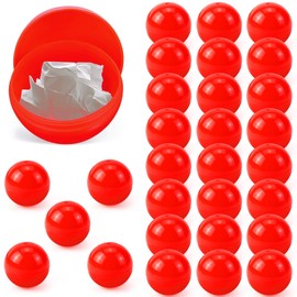 Lottery Balls for Opening, Plastic Balls for Filling, Pack of 30 Tombola Balls, 3 cm Lottery Balls, Game Ball, Lottery Hollow Balls for Party Gifts, Sweepstakes, Festive Bingo