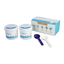 Impressive Smile Dental VPS Putty Fast Set Impression Material, 350 mL Base and 350 mL Catalyst