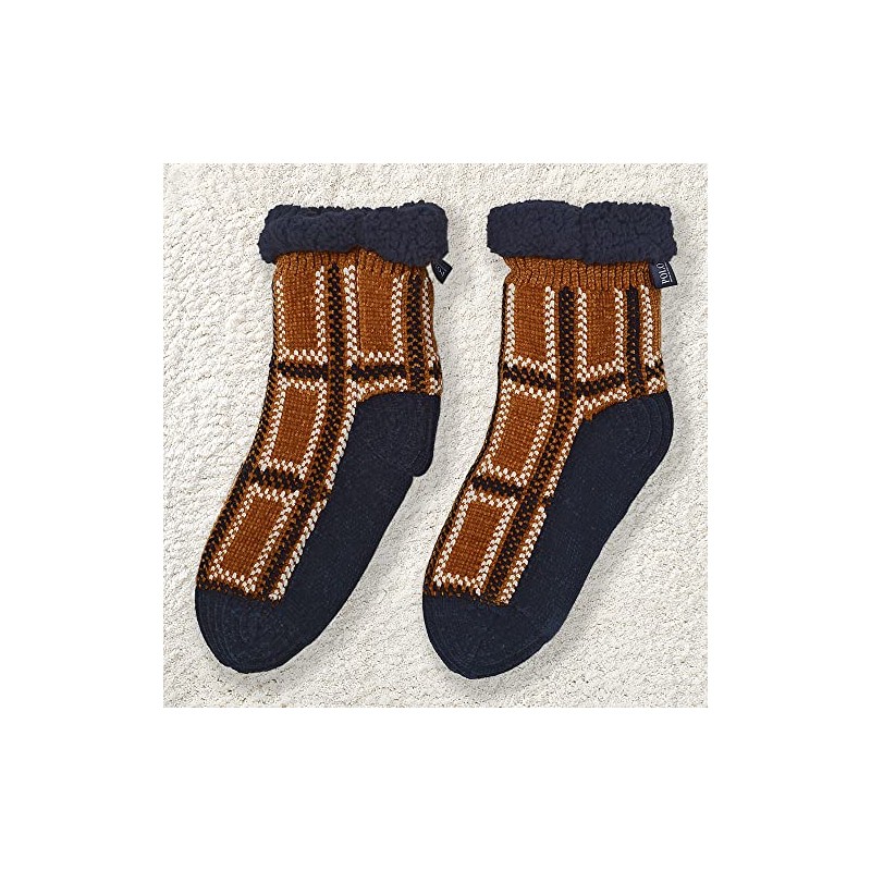Gunze POLO BCS Socks, Room Socks, Polo, Boa Back, Woven