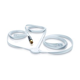 Oehlbach FM WIRE Wire Antenna for AM/FM Radio, 75 Ohm – Also Suitable for Wall Mounting – White