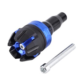 Motorcycle frame slider, new motorcycle frame slider kit, fall protection, fall protection caps, CNC aluminium alloy (blue).