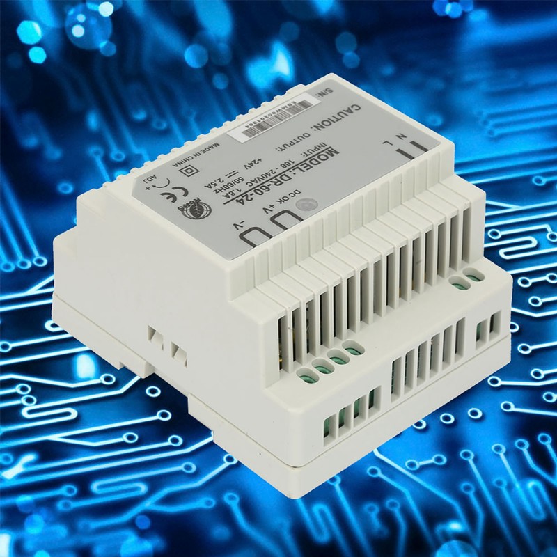 DR‑60‑24 60W Single Output 24V Din Rail Power Supply AC/DC