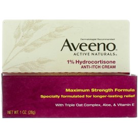 Aveeno 6 Pack Aveeno Active Naturals Anti-Itch Cream, 1 oz