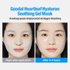 GOODAL Heartleaf Hyaluron Gel Mask, Cooling, Soothing, Sheet Mask with