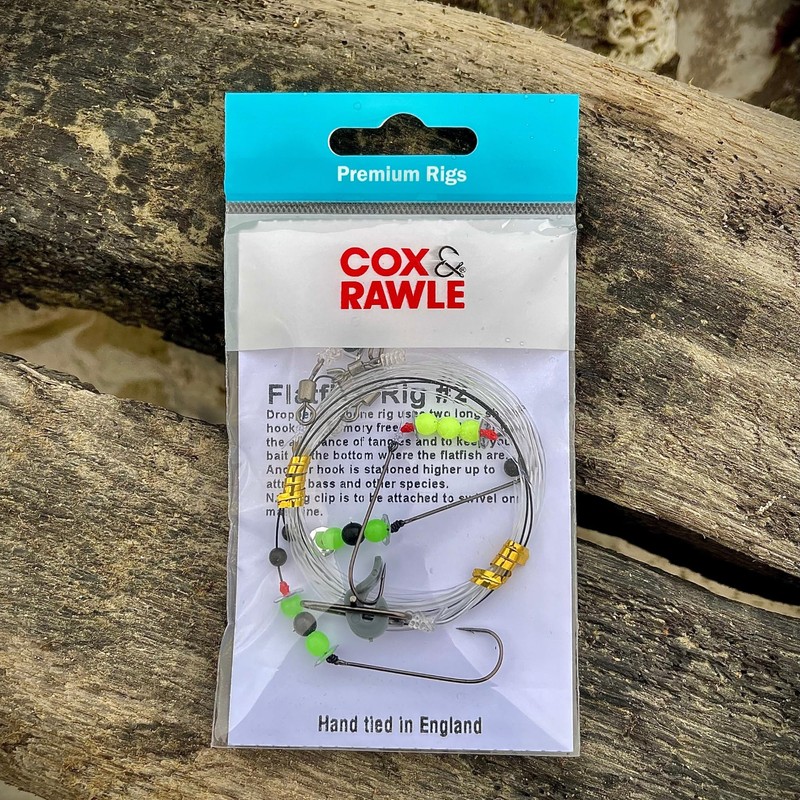 Cox & Rawle Flatfish Sea Fishing Rig (3-Hook Dropper Wishbone