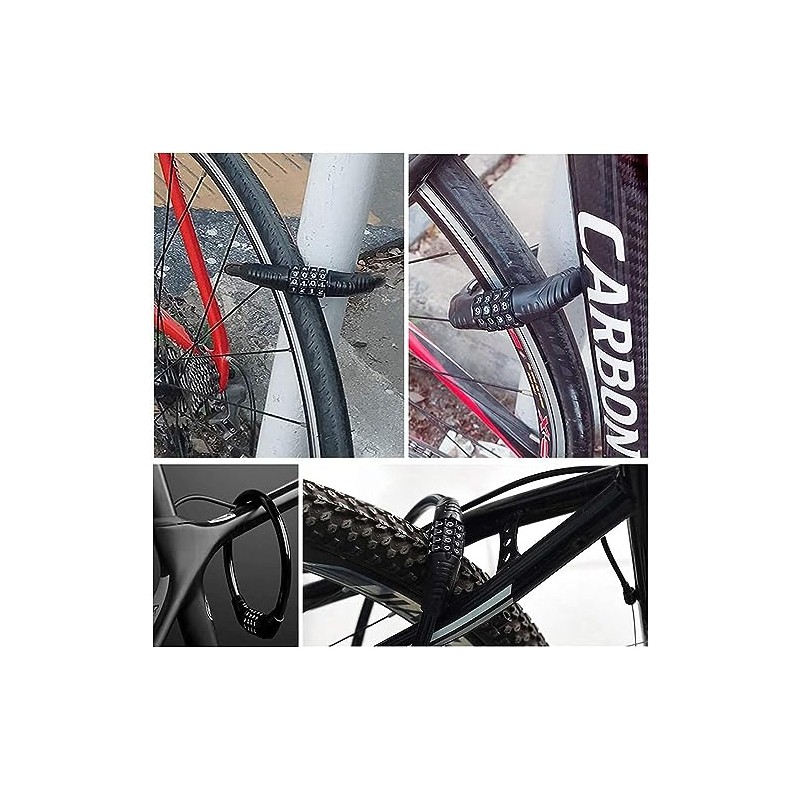 4-Digit Combination Bicycle Lock 65cm