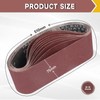 STEBRUAM 10PCS Sanding Belt 75 x 510 mm 100 Grit