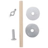 Outdoor Innovative Wooden Bird House Birds Nesting Breeding Cage Ornament