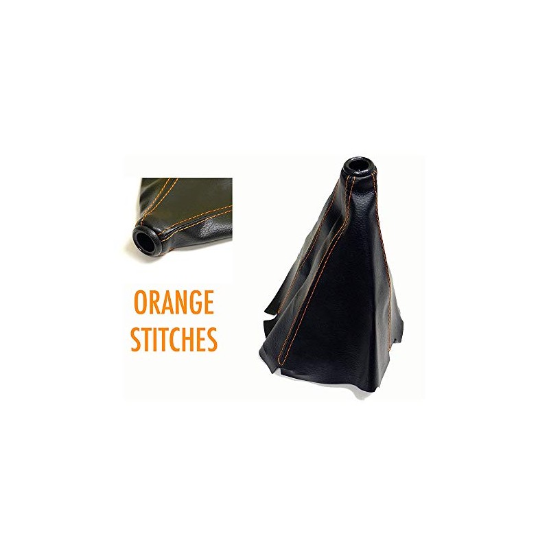 VMS Racing 93-01 Orange Stitch Shift Boot Compatible with Honda