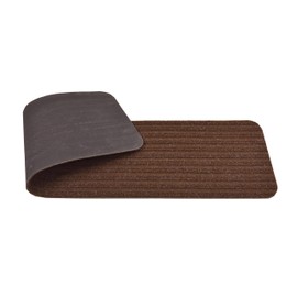 Stair Treads Collection Indoor Skid Slip Resistant Carpet Stair Tread Treads (Brown, 1 Piece (7 in x 24 in))