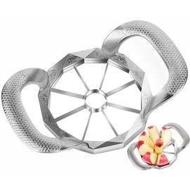LIIGEMI Stainless Steel Apple Slicer,8 Blade Apple Corer and Cutter for Various fruits, Sharp and Sturdy, Anti-slip Handle Easy to Use.