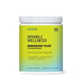 Sparkle Wellness Skin Boost Plus (Tropical) [50-Serves] | Collagen Powder Supplement with VERISOL Bioactive Hydrolyzed Collagen Peptides, Vitamin C & Hyaluroic Acid