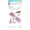 MAORISLX Push Up Board Women 28in1 Pink Equipment Multi-Function