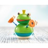 Selecta 62041 Stapelfrosch Pepito, Stapelspielzeug aus Holz, 10 cm