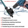 TRUPOW Self-Priming Mini Hand Water Transfer Drill Pump Kit with
