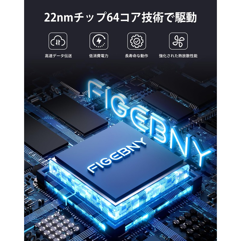 FIGEBNY HDMI, Wireless, 0.1 Seconds Ultra Low Latency, Wireless HDMI