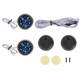 EBTOOLS Car Tweeter Speaker, Car Speaker, 1 Pair of Car Speakers, Music Player, Audio, Super Power, Loud Dome Tweeter, 13
