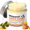 Crema de Cebo de Res con Balsamo de Miel Sebo de Res Sebo de Res para La Cara - Crema Facial con Acabado de Pasto de Animales Alimentados con Pasto...