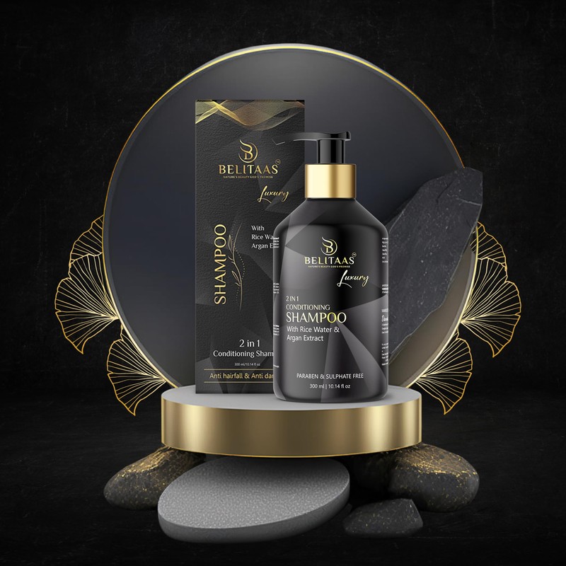 Belitaas Luxury Conditioning Shampoo with Rice Water & Argan Extract