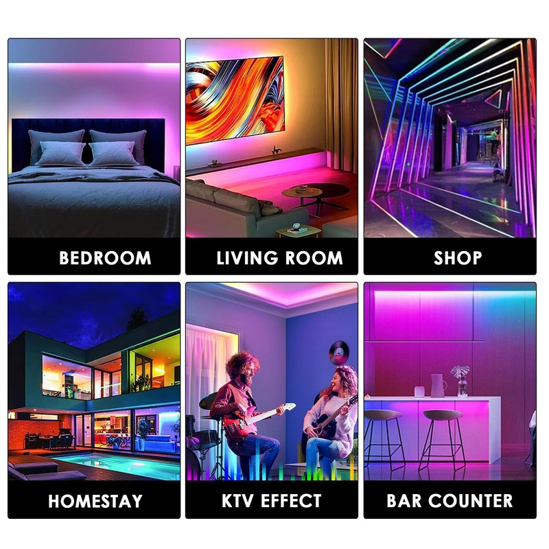 LANAFAY 5V-24Keys USB IR RGB Strips Controller 16 Colors 5