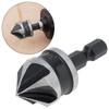 ChgImposs 5PCS Countersink Drill Bit Set, 1/4 Inch Hex Shank