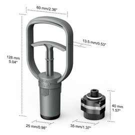 Sea Frogs Pre-Dive Vacuum Leak Check Device System, Vacuum Alarm Detection System, Underwater Vacuum Pump, Portable VPS-100 Waterproof Vacuum Pump System for Underwater Housing Case Sealing Testing