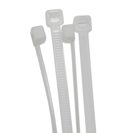 Lumonic 100 x Cable Ties 300 x 3.6 mm I White Cable Ties in Industrial Quality I Cable Ties UV Resistant Cable Ties Weatherproof Cable Ties White