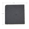 12 Pack 4 x 4 Inch Gorgeous Black Slate Stone