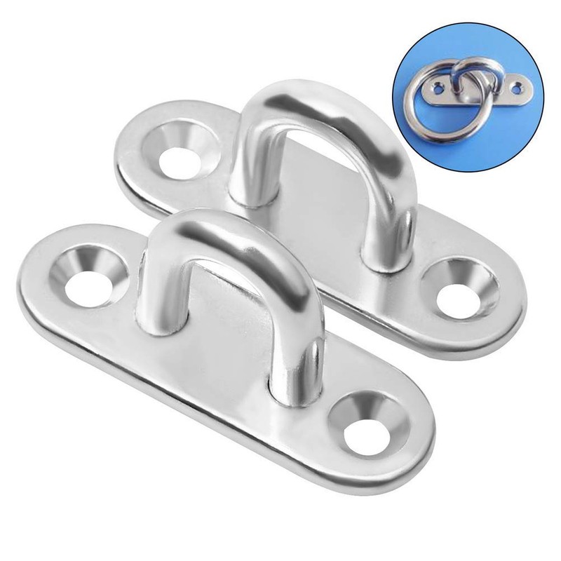 SUMAJU 6 Pcs Pad Eye Plate, Heavy Duty Eye Plate