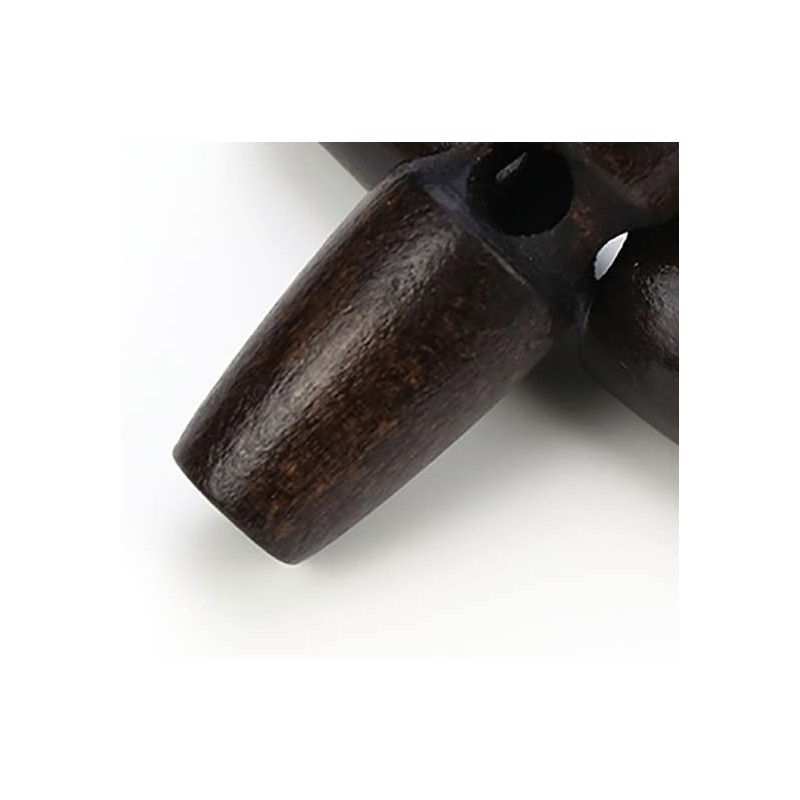 Pack of 12 Toggle Buttons Black Brown 30 mm Toggle