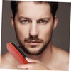 Outanaya 2pcs Boar Bristle Beard Comb Brush for Men Smooth