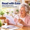 3-Pack 3X Reading Magnifier Sheets for Books, Menus & Documents
