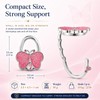 KUNHEHO Butterfly Purse Hook for Table, Foldable Purse Holder &